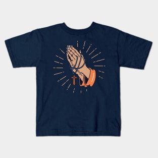 Prayer Hands Kids T-Shirt